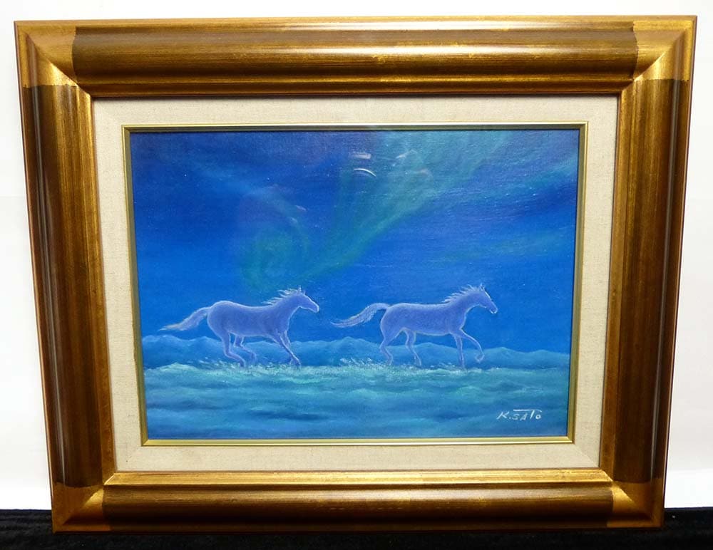 真作 黒川彰夫 イスタンブール 8号 油絵 真作 黒川彰夫