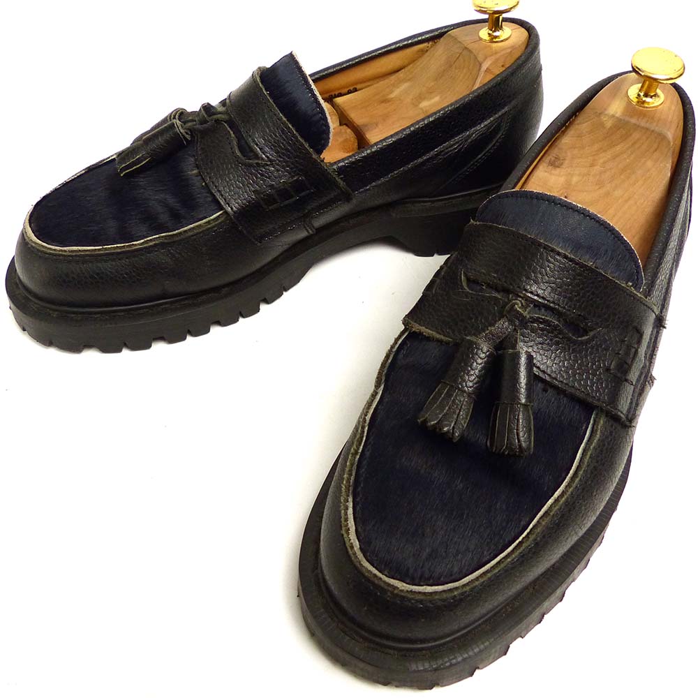 英国製 カトー / KATO` White&Co別注 ハラコ レザー タッセル