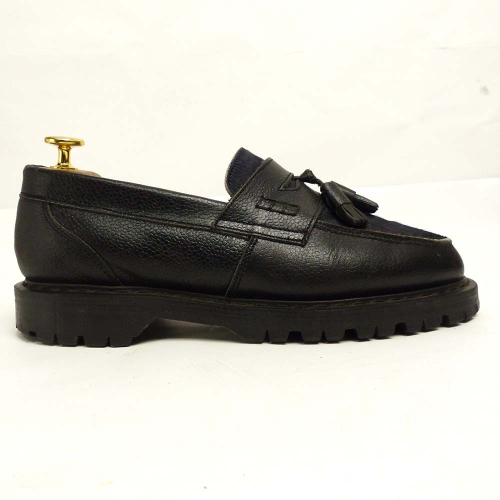 英国製 カトー / KATO` White&Co別注 ハラコ レザー タッセル