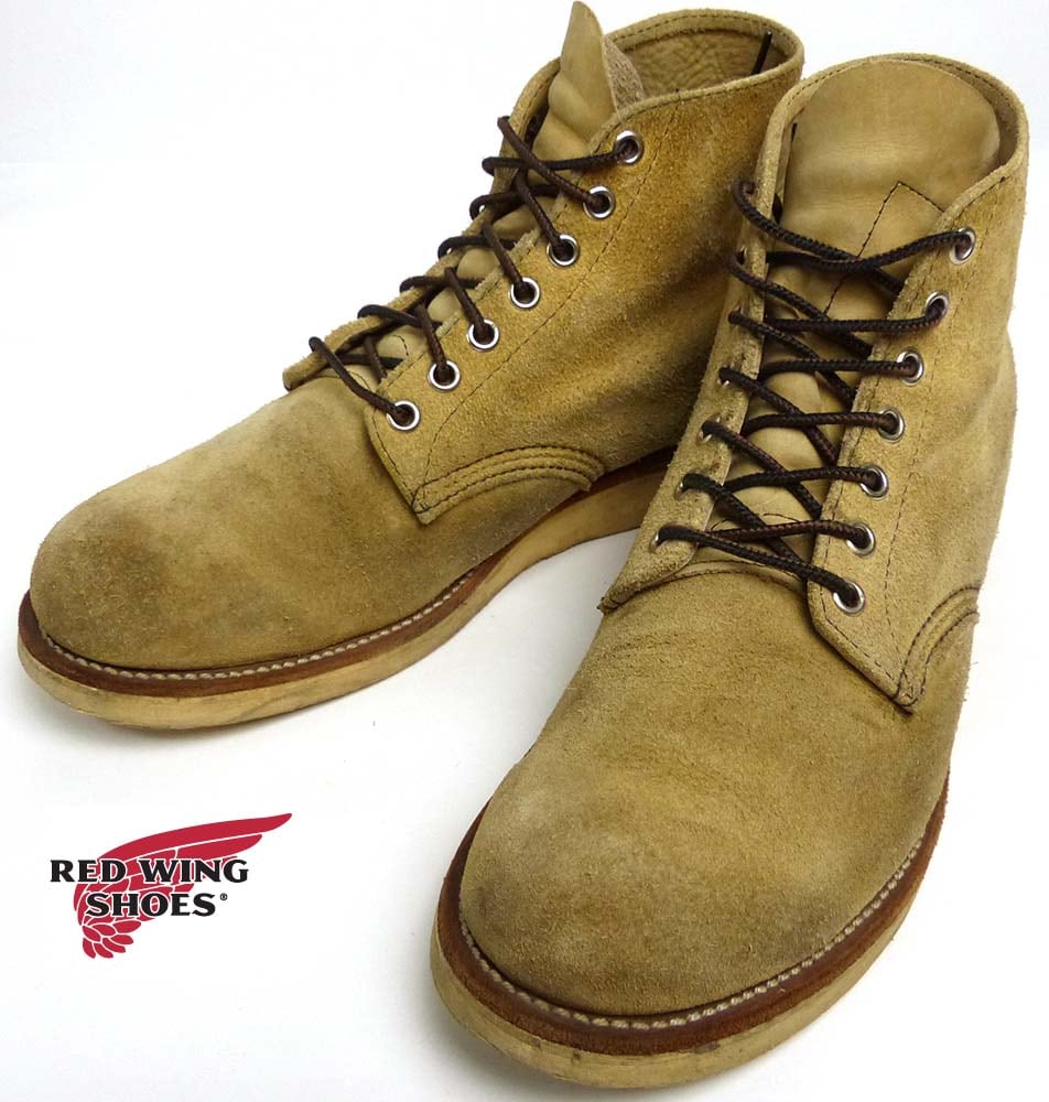 USA製 REDWING / レッドウィング 8167 スエード プレーントゥブーツ