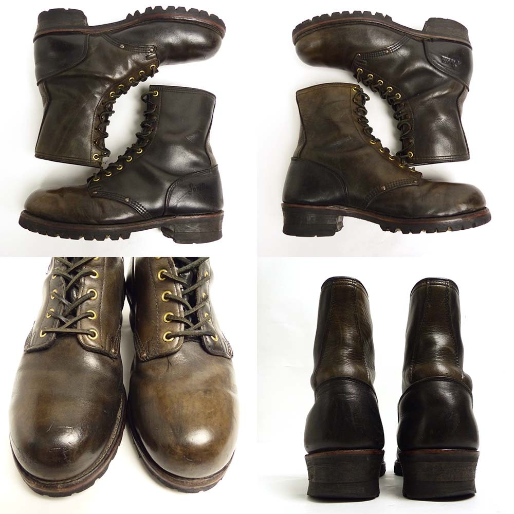 gorilla /ゴリラ ワーク 編み上げブーツ US8 1/2 EE (26.5cm相当