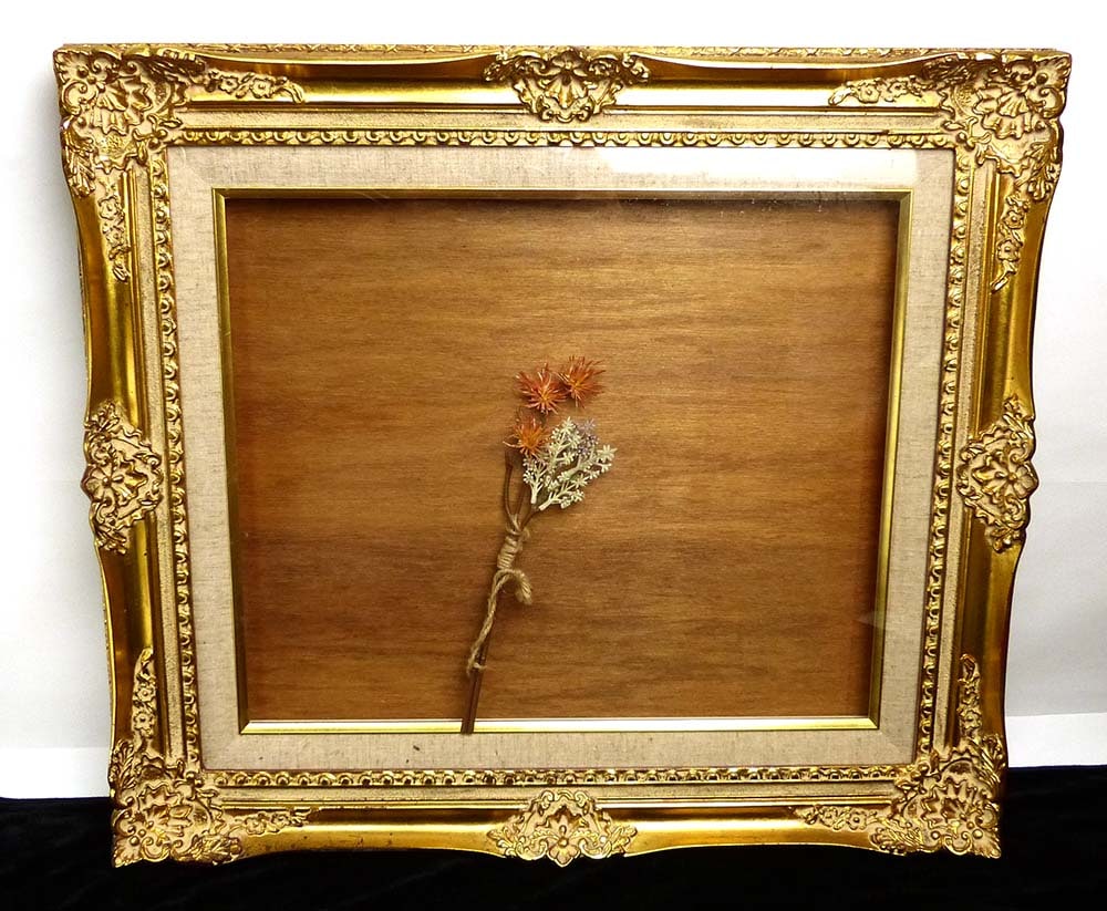 レトロ ヴィンテージ オールド な豪華装飾金額縁 木製フレーム (油彩