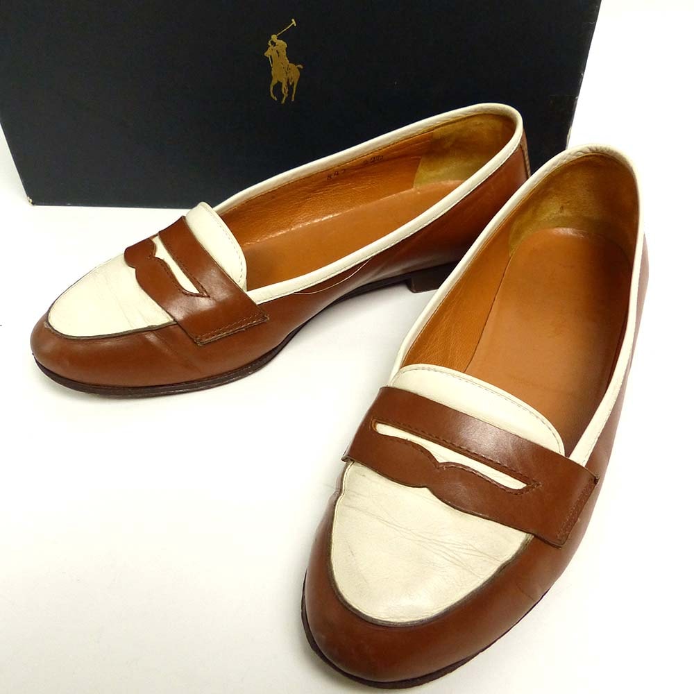Ralph lauren / ラルフローレン 2トーン ローファー 22 1/2(22.5cm相当