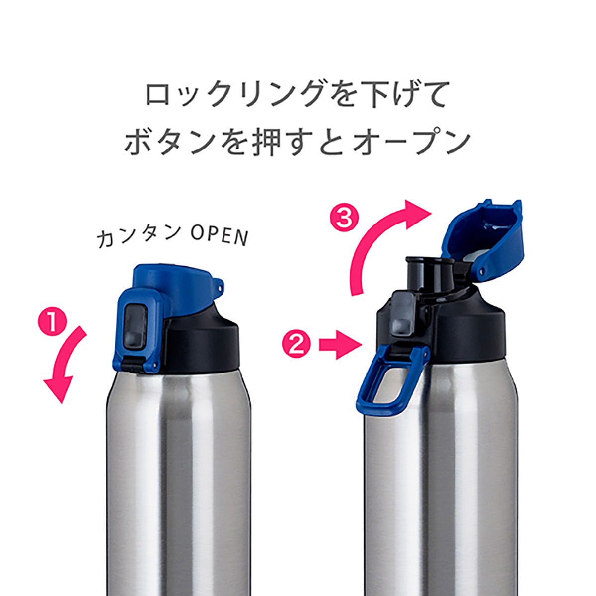 AQUAGE（アクアージュ）ダイレクトスポーツボトル 軽量 直飲み ポーチ