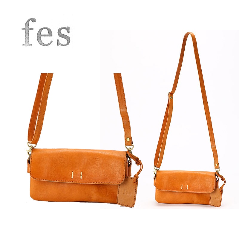 fes（フェス）本革お財布ショルダーバッグブラウン | Atsuta Online Shop
