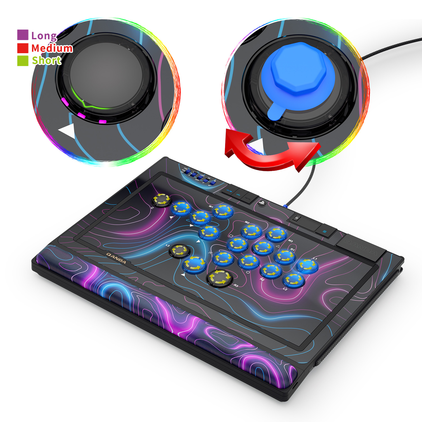 Qanba Sapphire S1 Arcade Controller クァンバ サファイア レバーレス