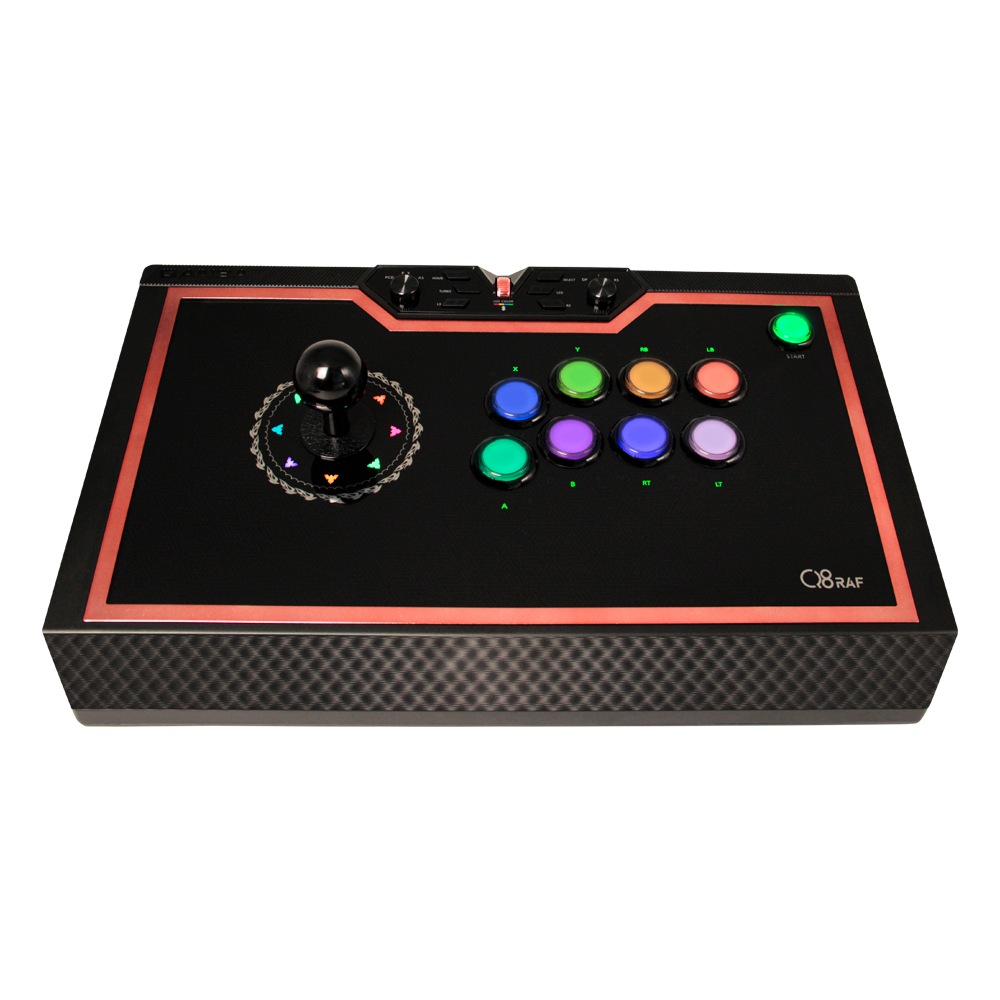 LED静音ボタン】 Qanba Q8 Silent Button Arcade Joystick クァンバ Q8