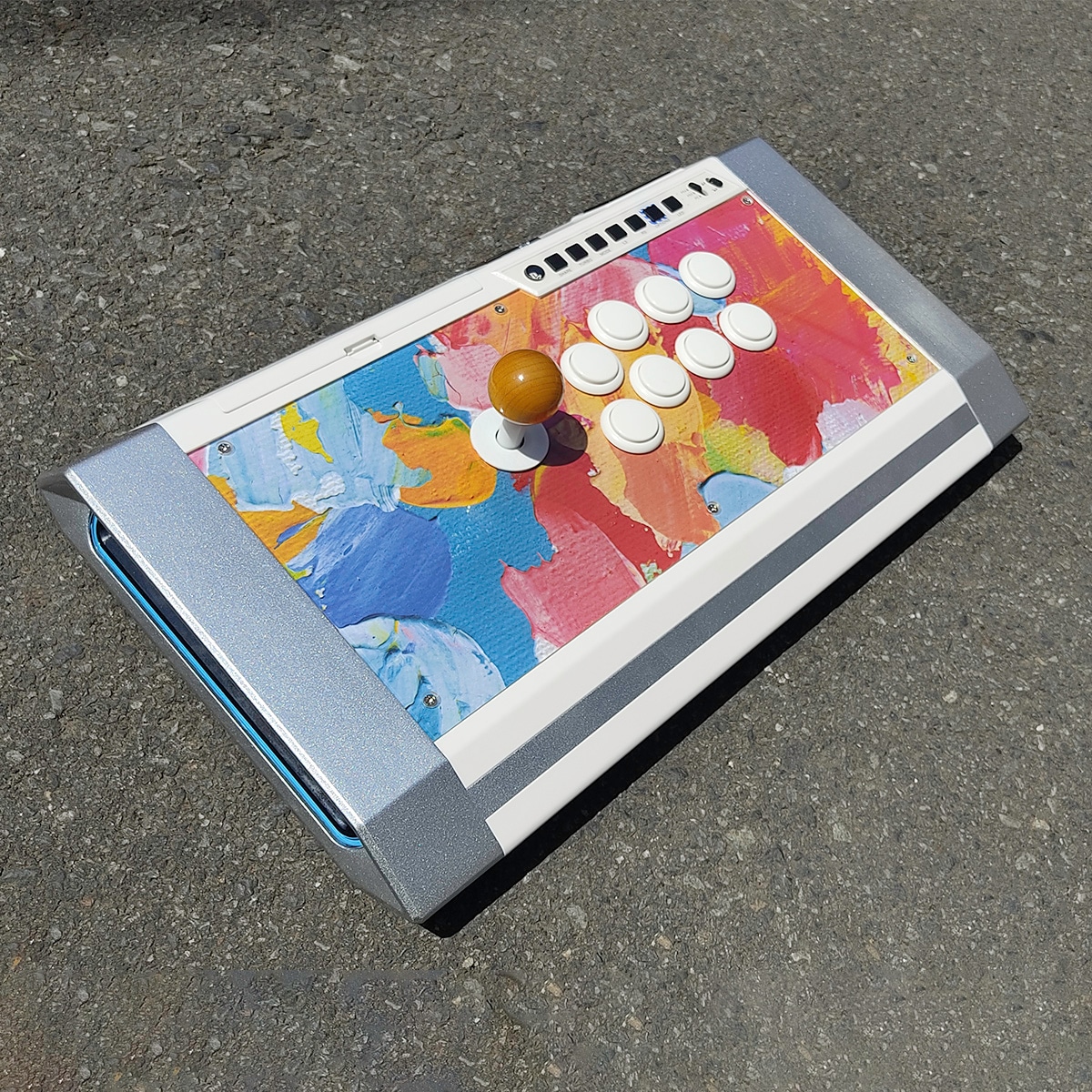 Qanba Pearl(パール) アーケード ジョイスティック用 標準レイアウト