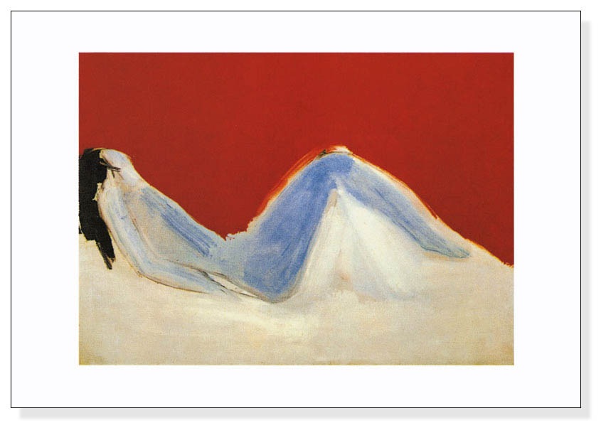 RECLINING NUDE（ニコラ ド スタール） ポスター販売のアズポスター