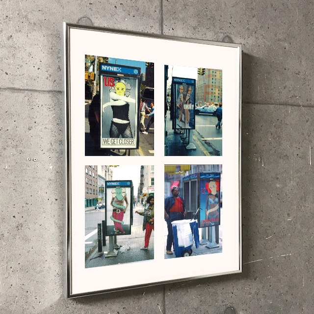 限定マット額装品4セット/Kaws （カウズ ブライアン・ドネリー