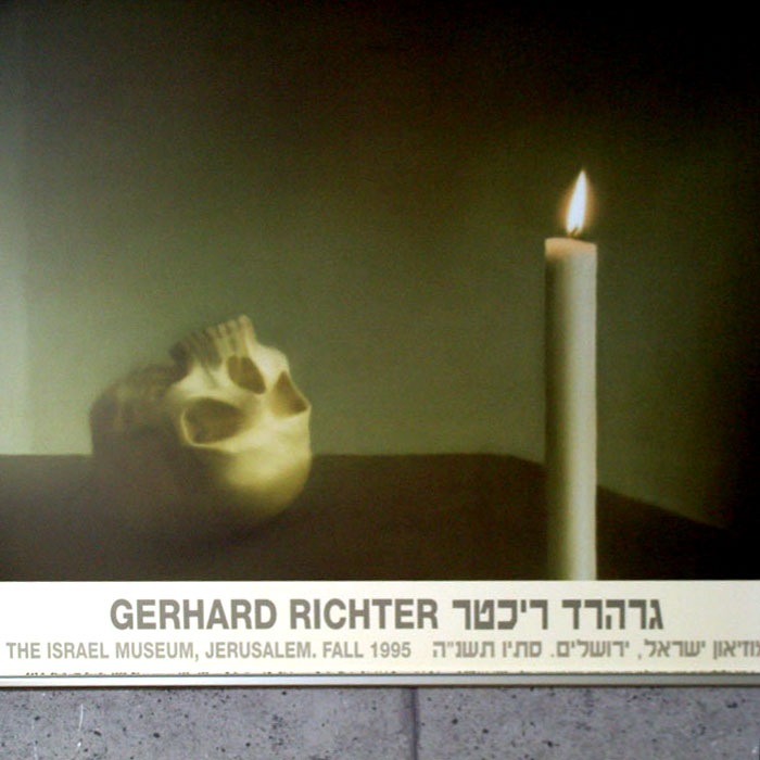 Skull with Candle（ゲルハルト リヒター） ポスター販売のアズ