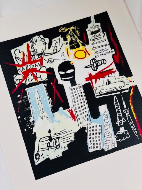 炭素/酸素 Carbon/Oxygen 1984（ジャン ミシェル バスキア） ポスター