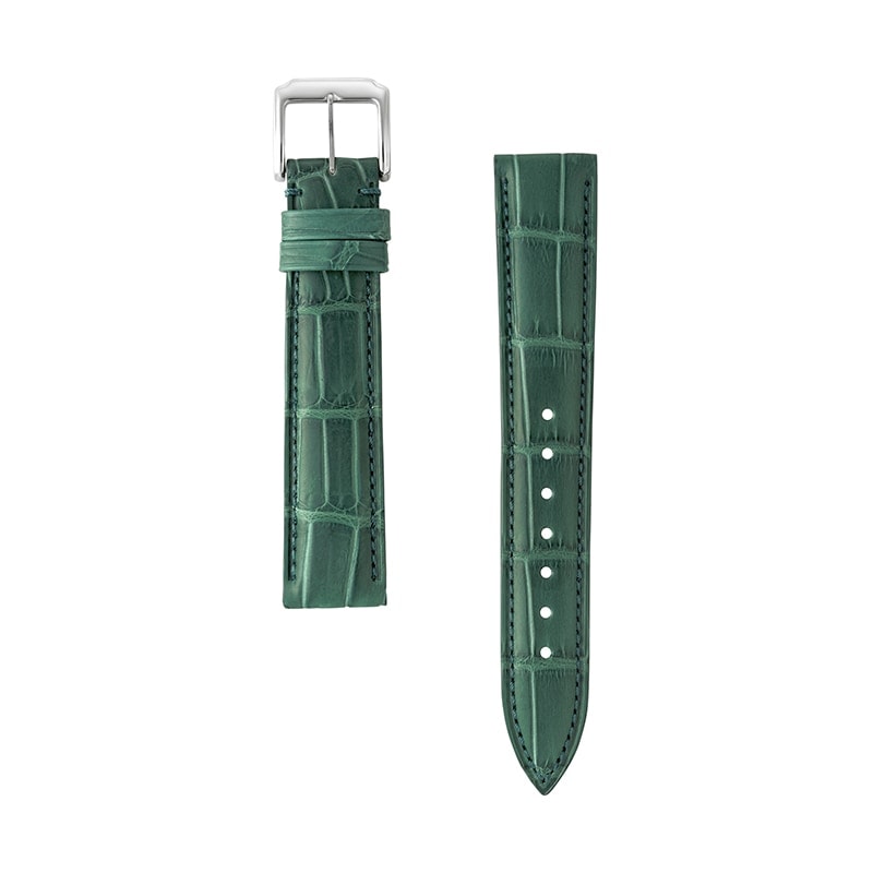 時計バンド クロコダイル グリーン ZWB009M | 時計バンド | バンビ公式