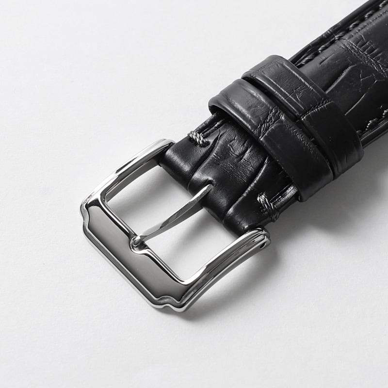 時計バンド プレミアムクロコ ブラック BWP001A | 時計バンド | バンビ