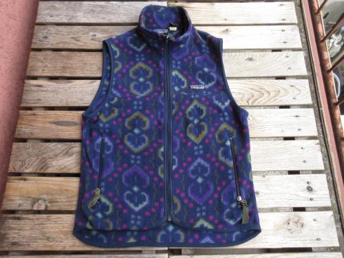 USED USA製 パタゴニア シンチラベスト界最強のタペストリー柄 94年製