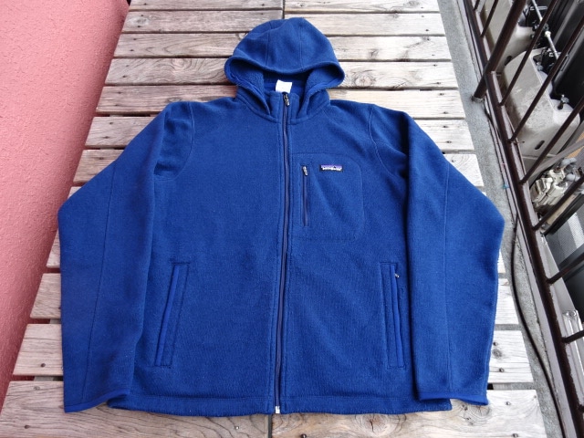USED 2010年製 パタゴニア ベターセーターフーディ チャンネルブルー M