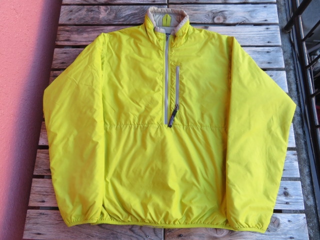 USED 01年FW製 パタゴニア パフボールプルオーバー グリーンスパーク S