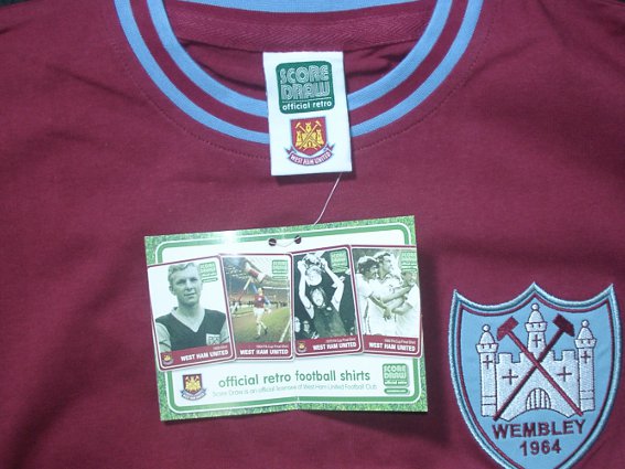 ウェストハム 1964 ホーム 長袖 ユニフォーム FAカップファイナル