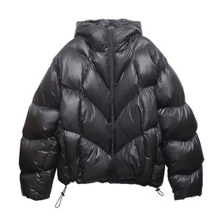 PUFFER HOODIE【BLK】 | BAGARCH