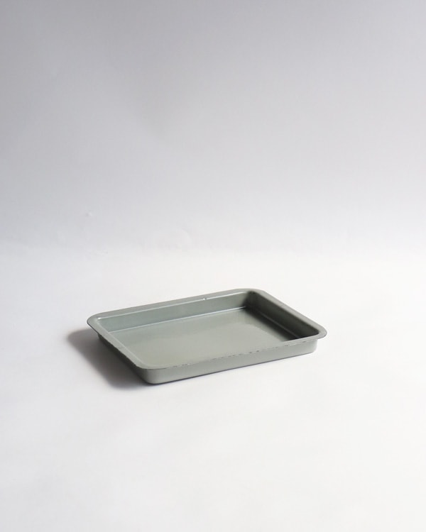 Enamel Tray / Gray M ｜ホーロートレイ M グレー