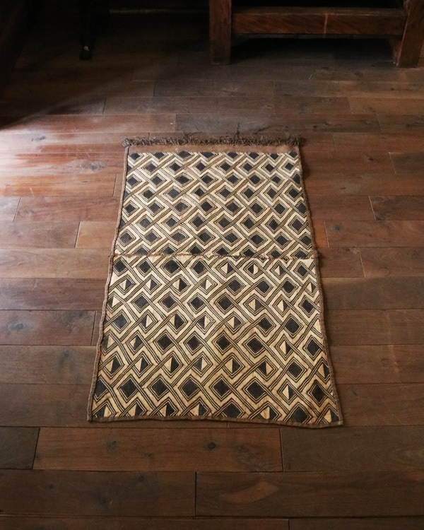 African Textile Kuba Fabric Long｜アフリカンテキスタイル クバ布