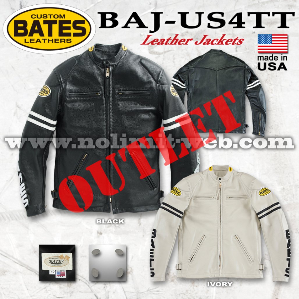 BAJ-US4TT 期間限定 50%OFF ベイツ USレザージャケット | BATES レザー