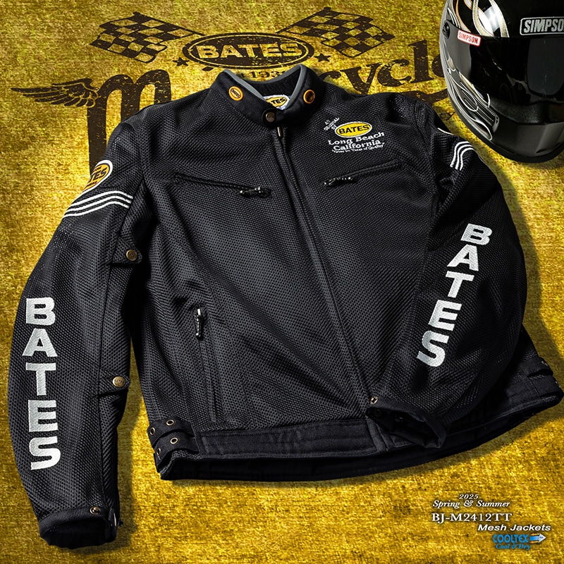 BJ-M2412TT ベイツ メッシュジャケット | BATES バイクジャケット（革