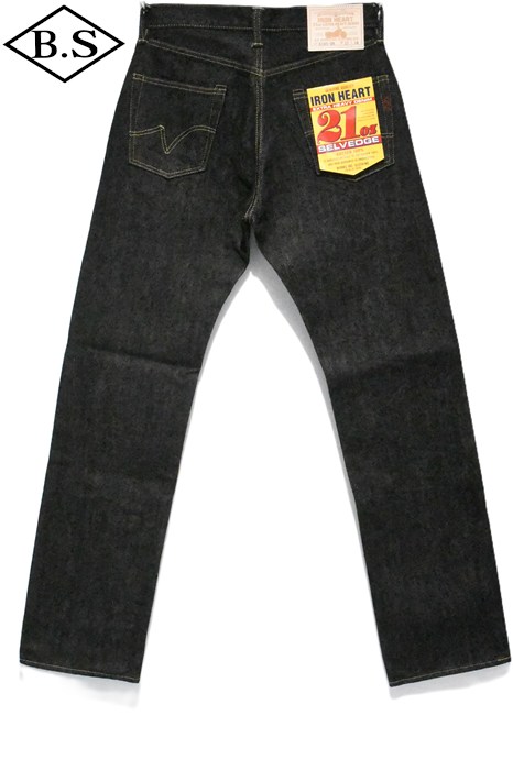 ブランド別 / アイアンハート IRON HEART デニム 634S-BK 21ozブラック