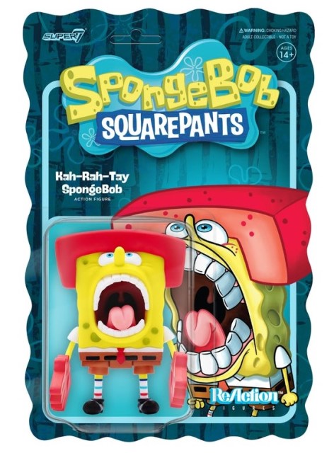 新品 SUPER7 リ・アクション スポンジボブ Kah-Rah-Tay Spongebob