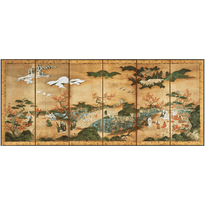 縮小屏風〈国宝 観楓図〉狩野秀頼京都便利堂オンラインショップ