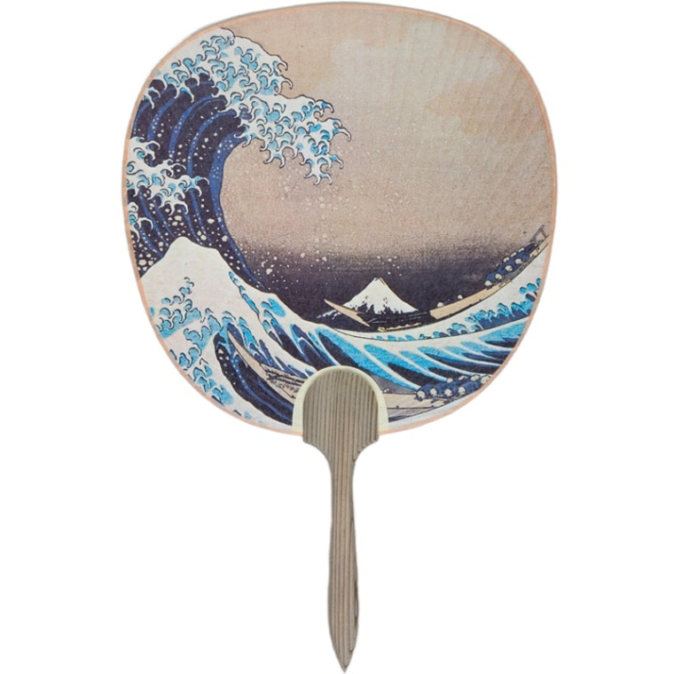 うちわ〈冨嶽三十六景 神奈川沖浪裏〉葛飾北斎京都便利堂オンライン