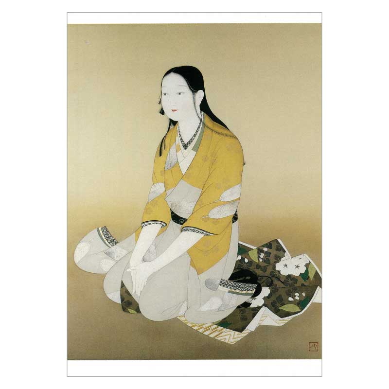 絵はがき〈朱唇〉菊池契月 日-17京都便利堂オンラインショップ