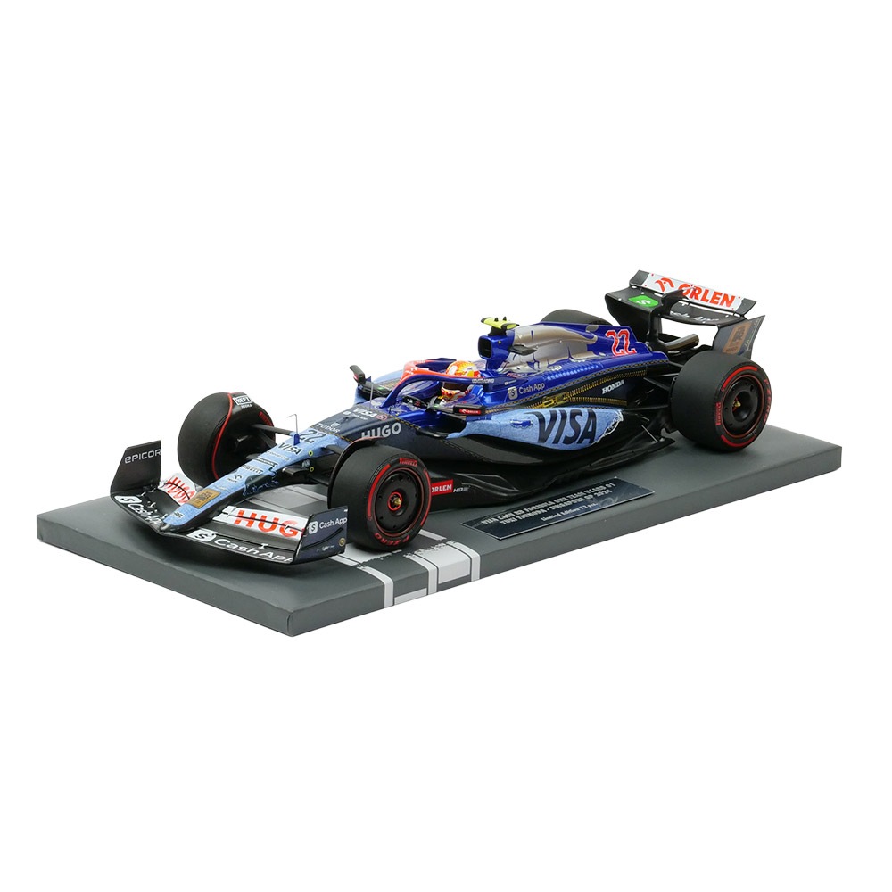 MINICHAMPS 1/18スケール ビザ キャッシュ RB F1チーム VCARB 01 角田