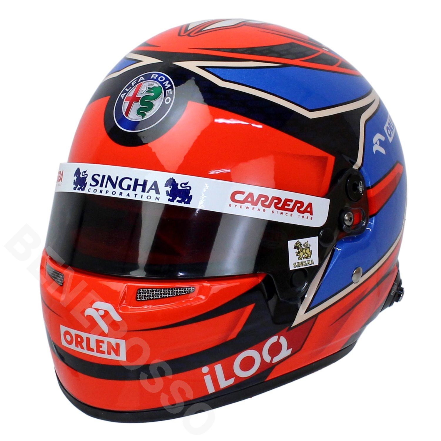 ライコネン 2017 1/2 ヘルメット F1 フェラーリ raikkonen ライコネン