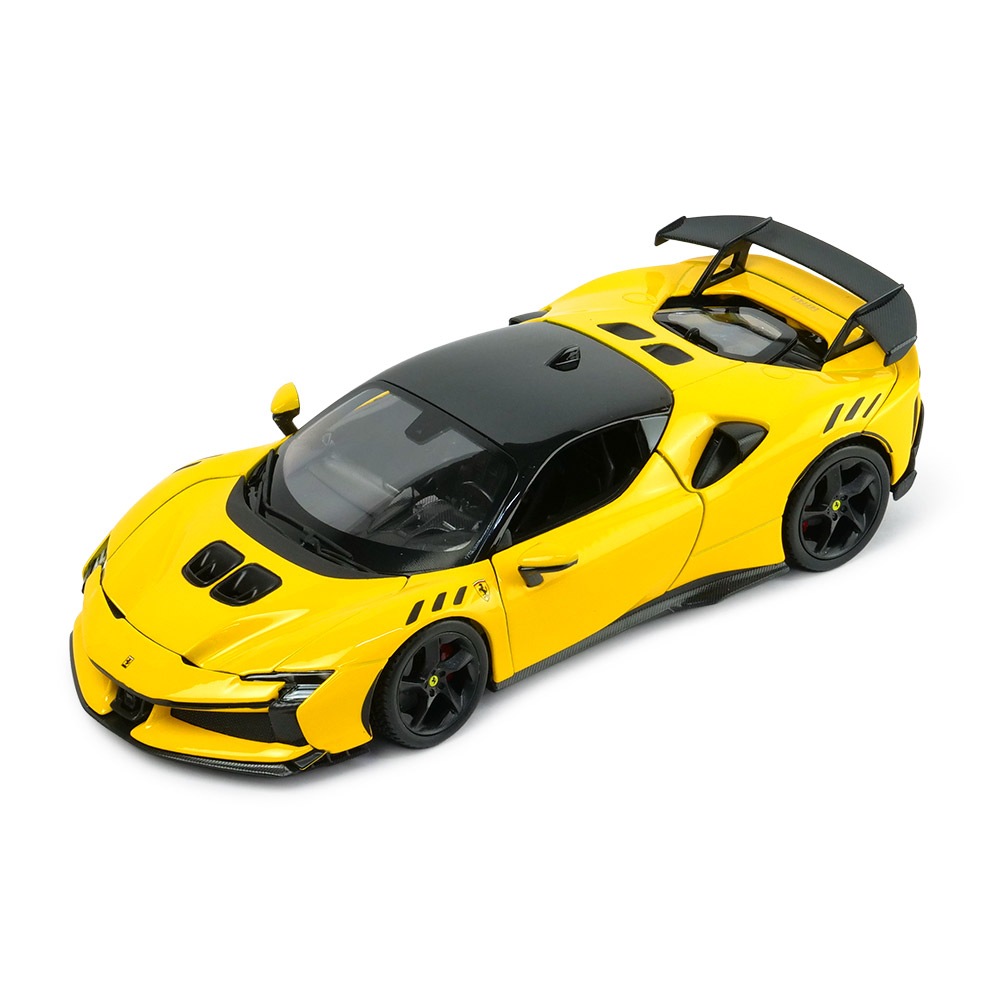 Bburago 1/24スケールフェラーリ SF90 XX ストラダーレ イエロー 18