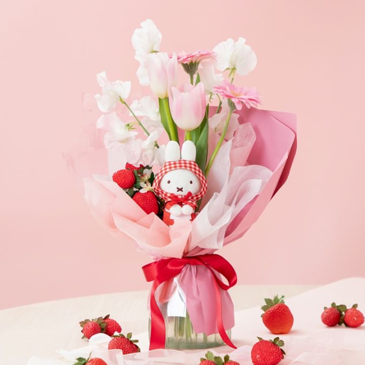 Flower Miffy 着せかえほわほわぬいぐるみ カモミール フェイク