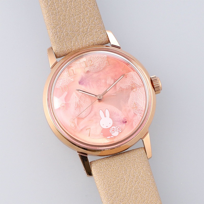 Flower Miffy LOV-IN BOUQUET プリザーブドフラワーウォッチ SAKURA