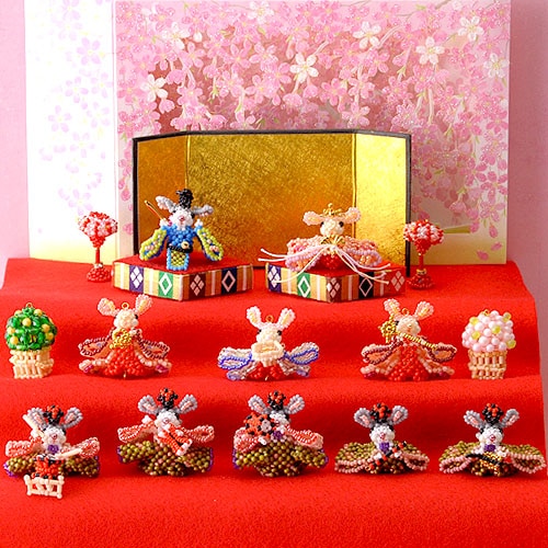 子うさぎ初めてシリーズ～お内裏様&おひな様+三人官女+五人囃子セット