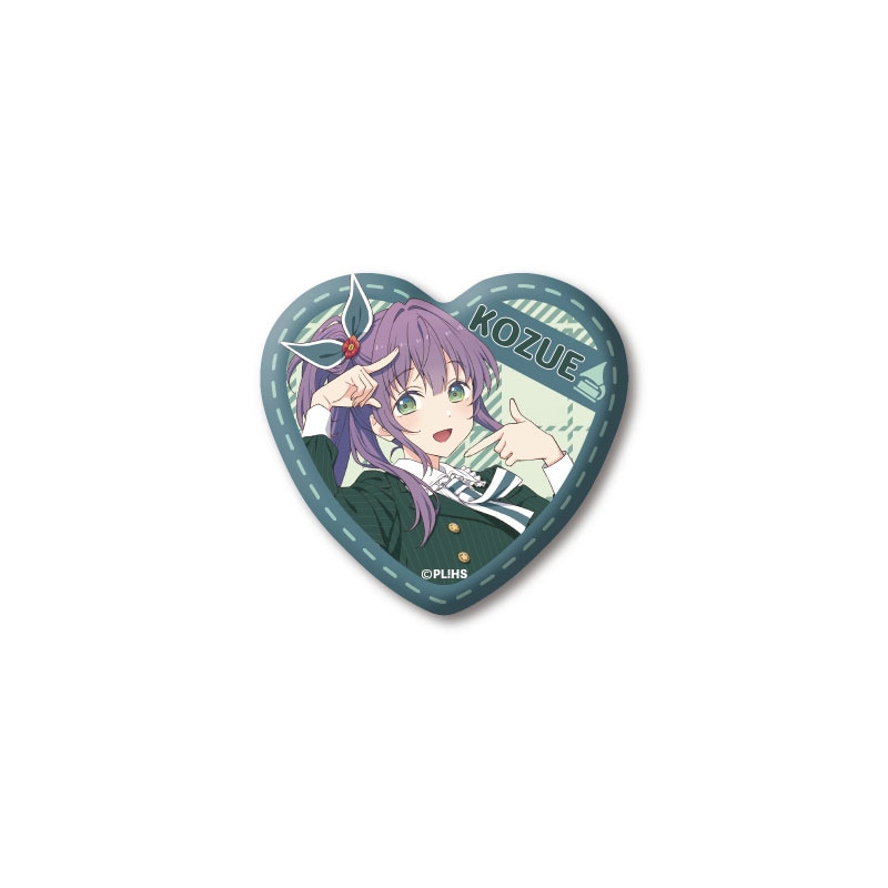 キャラクターグッズ｜ハート型缶バッジ｜ラブライブ！蓮ノ空女学院