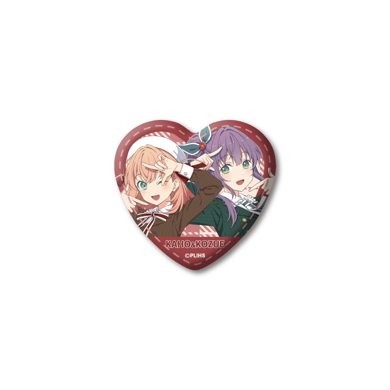 キャラクターグッズ｜ハート型缶バッジ｜ラブライブ！蓮ノ空女学院