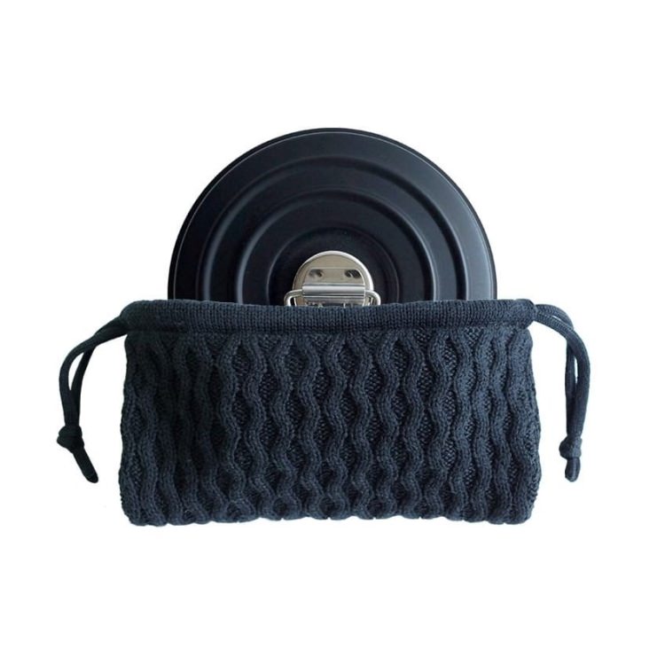 FD STYLE エフディー スタイリッシュ湯たんぽ ブラック×ウェーブ（黒