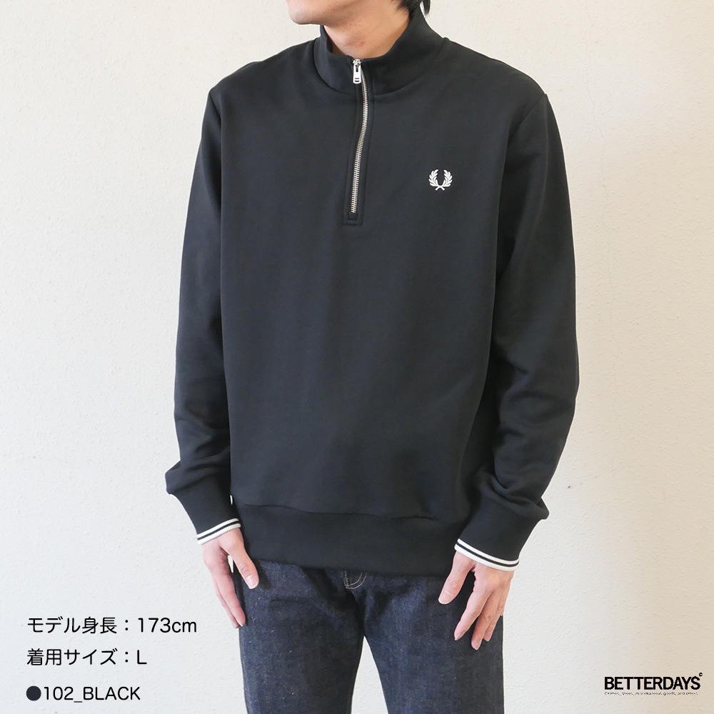 FRED PERRY/ハーフジップスウェット | BRANDS,F,FRED PERRY フレッド