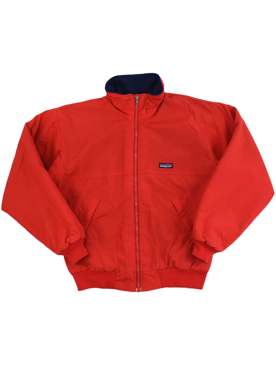 90's パタゴニア シェルドシンチラジャケット フレンチレッド 表記(S
