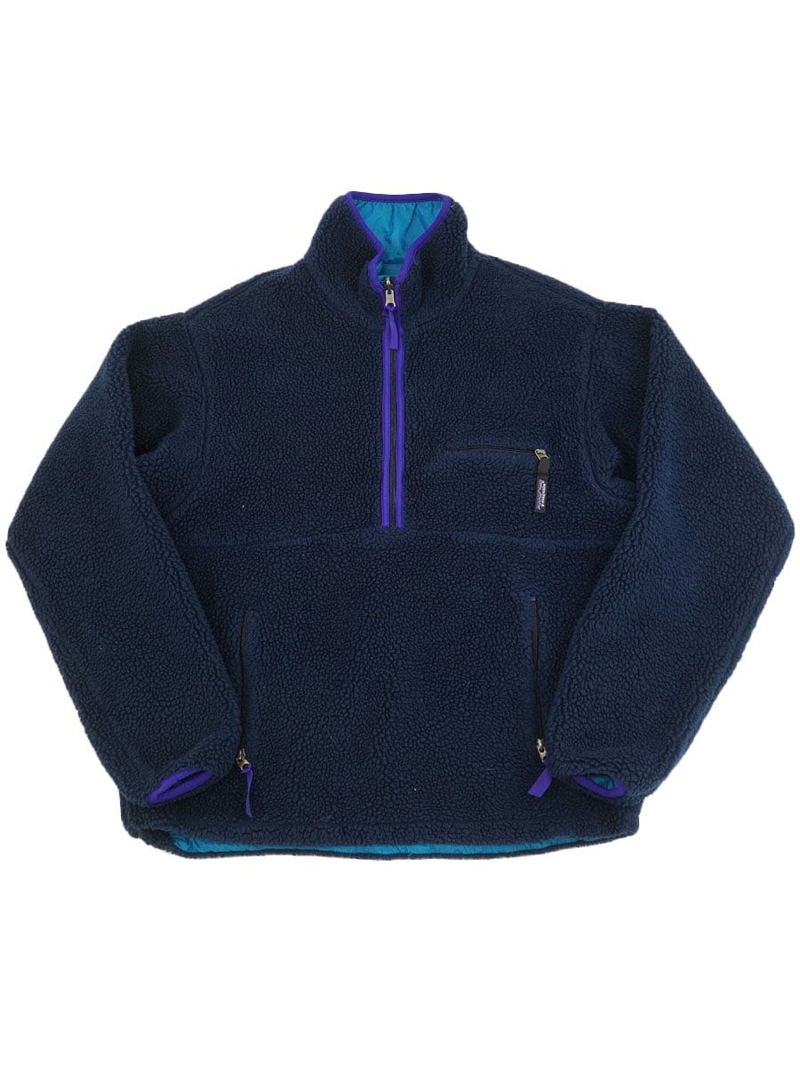 92's パタゴニア パイルグリセードプルオーバー サファイア 表記(M
