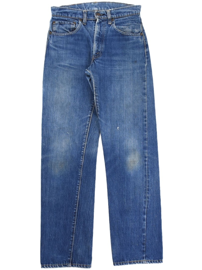 70's Levi's 505 シングル デニムパンツ 良雰囲気 実寸(29x30.5位) 赤