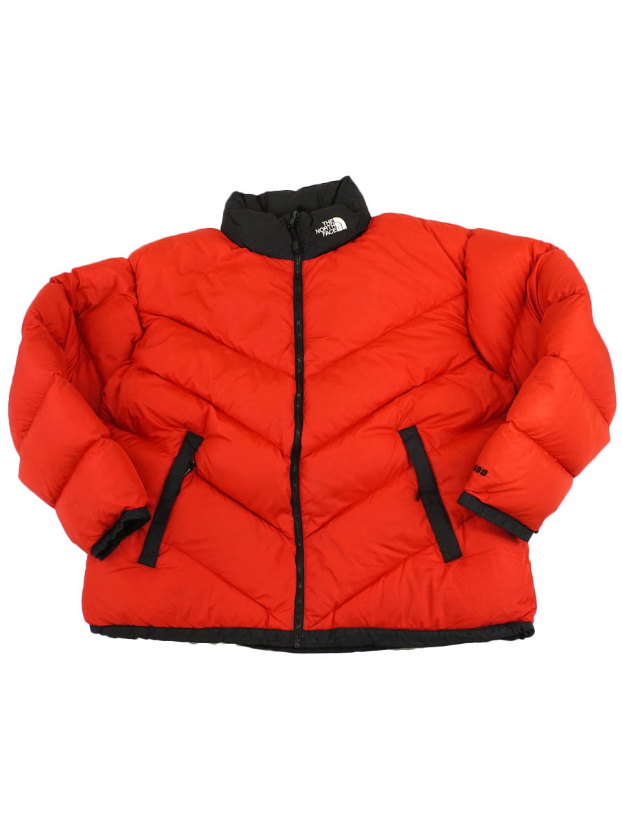 90's～ THE NORTH FACE 600フィル アセントジャケット 赤×黒 表記(XXXL