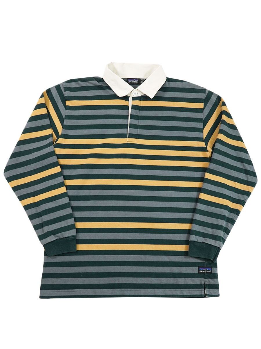 00's パタゴニア 好配色ボーダー オーガニックコットンラガーシャツ