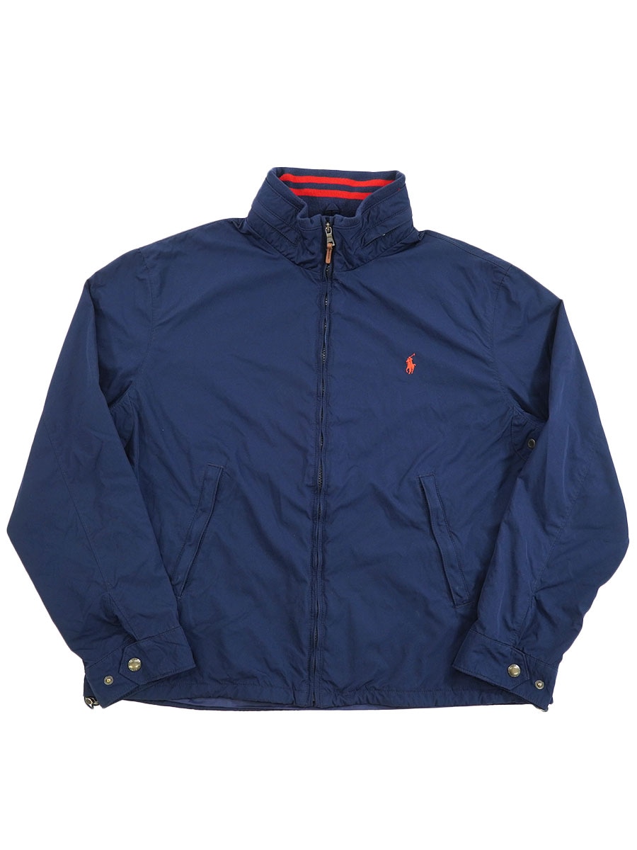ラルフローレン スタンドカラーフルジップナイロンジャケット