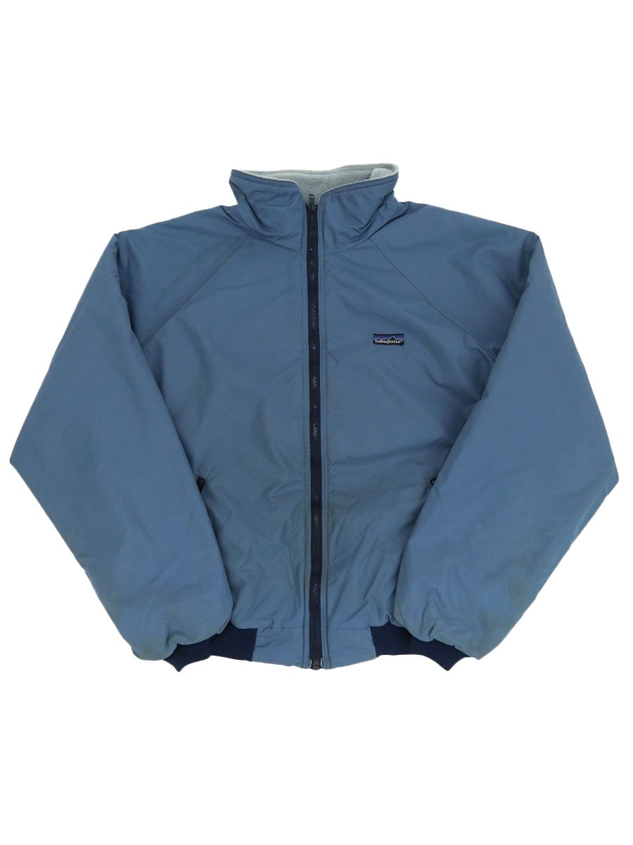 80's パタゴニア シェルドシンチラジャケット ブルーグレー 表記(XL