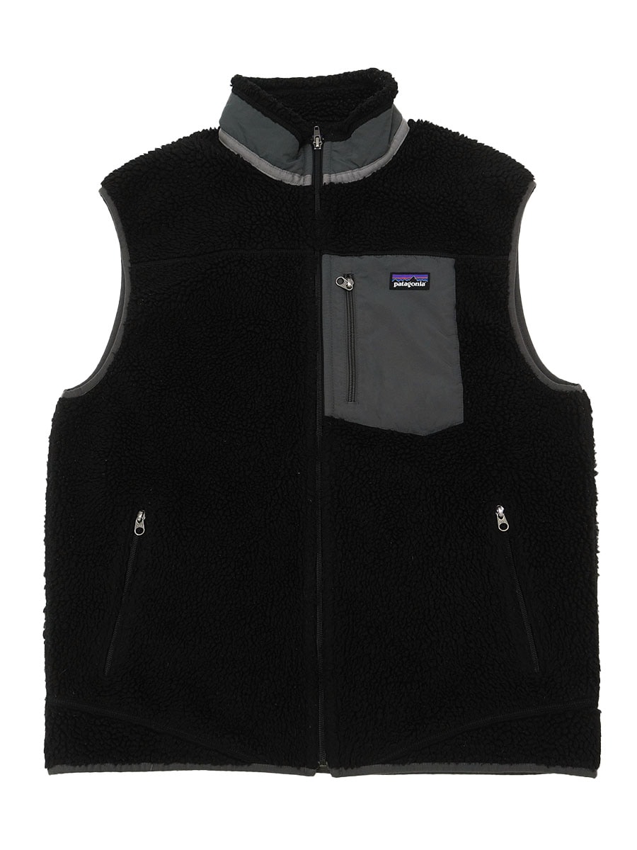 13's パタゴニア クラシックレトロXベスト ブラックxグレー 表記(L